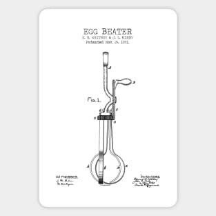 EGG BEATER patent Magnet